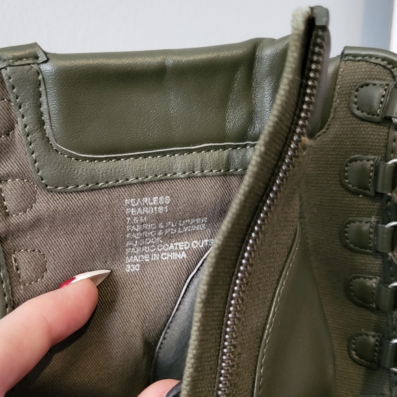 ⭐️NWOT⭐️ Steve Madden Fearless Corset Booties - Picture 6 of 9